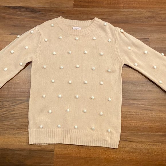 Pink Lily Blush Pom-Pom Sweater - Picture 2 of 7